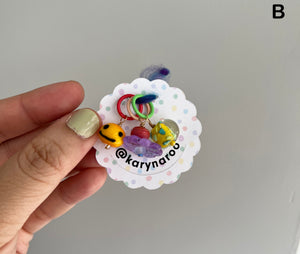 Stitch Markers - Karyn Lao x Hu Made - Set of 3