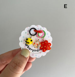 Stitch Markers - Karyn Lao x Hu Made - Set of 3