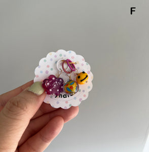 Stitch Markers - Karyn Lao x Hu Made - Set of 3
