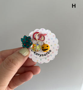 Stitch Markers - Karyn Lao x Hu Made - Set of 3