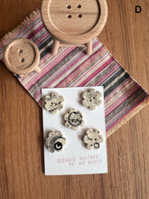 Buttons - Ceramic Handmade - Various Options (2025 May)