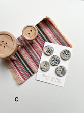 Buttons - Ceramic Handmade - Dear Diary