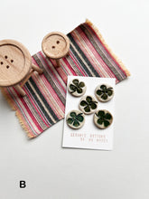 Buttons - Ceramic Handmade - Good Luck