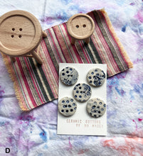 Buttons - Ceramic Handmade - Various Options (2025 Feb)