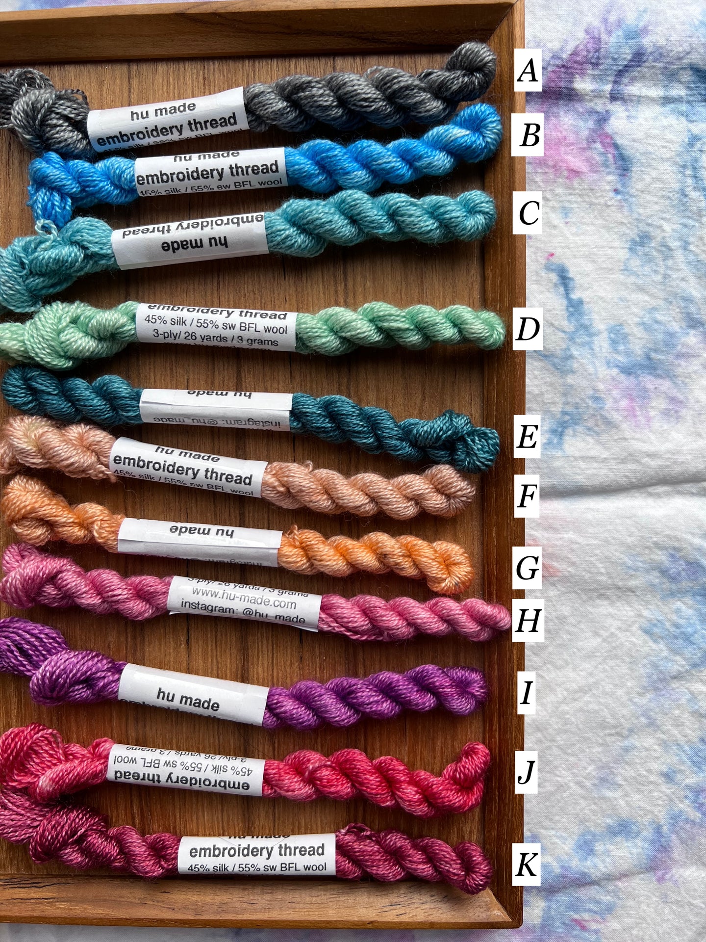 Hand Dyed Embroidery Thread